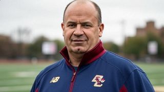 Boston College becomes first "Major" New Balance football school (Boston College Football). Photo by AI generated image